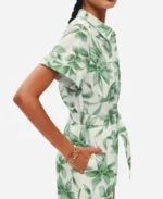 Adrianna-Costa-Access-Daily-2025-Green-Leaf-Print-Belted-Romper