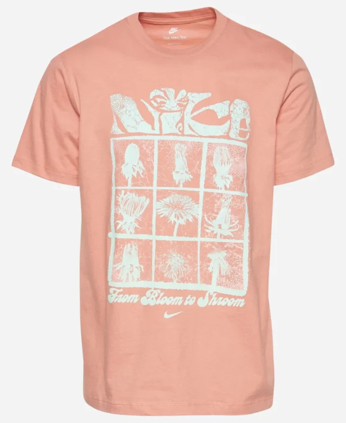 Aleyse-Shannon-TV-Series-Leverage-Redemption-Season-2-Breanna-Casey-Bloom-to-Shroom-Pink-Printed-T-Shirt