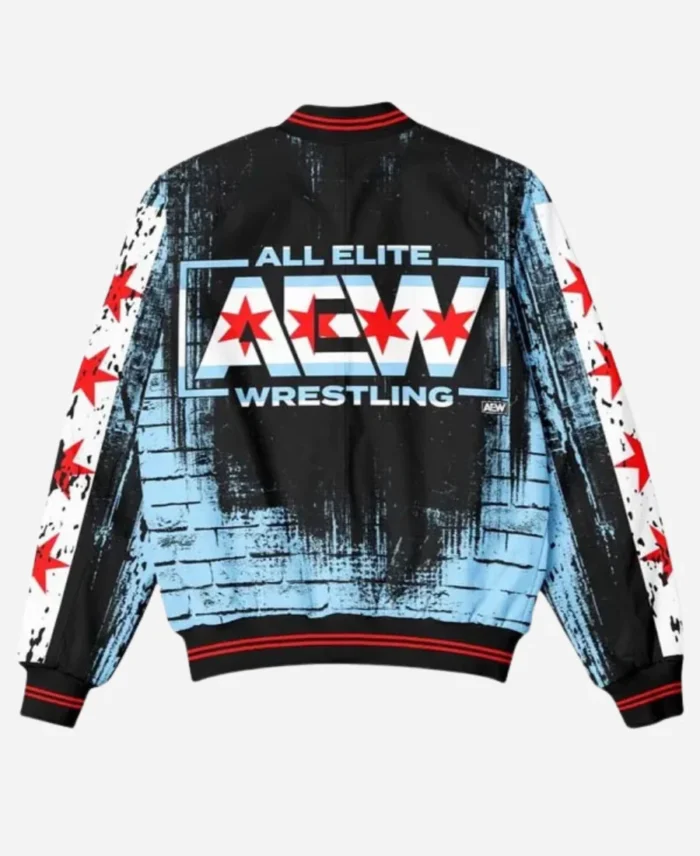 All-Elite-Wrestling-2025-Chicago-Varsity-Bomber-Jacket-For-Unisex