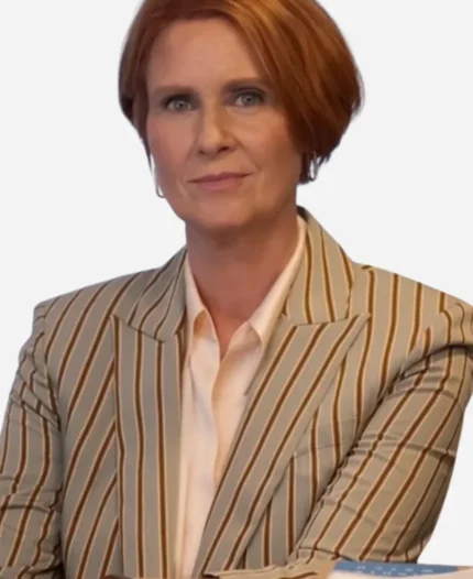And-Just-Like-That-S3-Cynthia-Nixon-Striped-Blazer