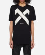 Blake-Hell-Motel-Season-01-Atticus-Mitchell-Black-White-Cross-Front-T-Shirt