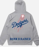 Born-x-Raised-LA-Dodgers-Trademark-Grey-Pullover-Hoodie