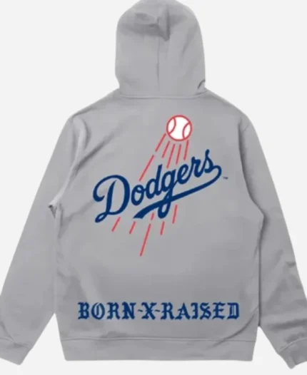 Born-x-Raised-LA-Dodgers-Trademark-Grey-Pullover-Hoodie