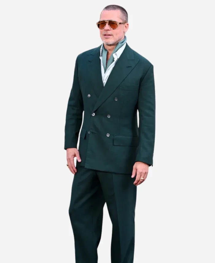 Brad-Pitt-F1-Movie-2025-Premiere-Green-Suit