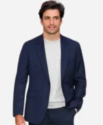 Carlos-Sainz-F1-2025-Movie-Premiere-Blue-Blazer