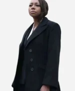 Catherine-Weaver-The-Night-Agent-S02-Black-Coat