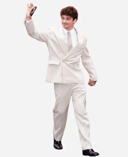 Charles-Leclerc-F1-2025-Movie-Premiere-Beige-Suit