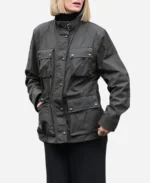Charley-Tv-Series-Dexter-Resurrection-2025-Uma-Thurman-Grey-Cotton-Jacket