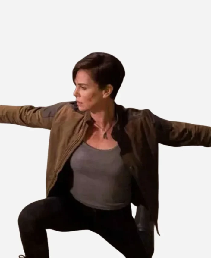 Charlize-Theron-Movie-The-Old-Guard-Andy-Brown-Cotton-Jacket