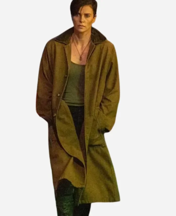 Charlize-Theron-The-Old-Guard-Brown-Coat