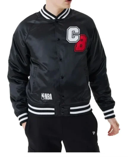 Chicago-Bulls-NBA-Varsity-Black-Jacket