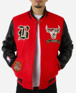 Chicago-Bulls-Plaid-Patches-Jacket