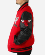 Chicago-Bulls-Plaid-Patches-Varsity-Jacket