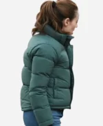 Chicago-PD-S12-Kim-Burgess-Green-Puffer-Jacket