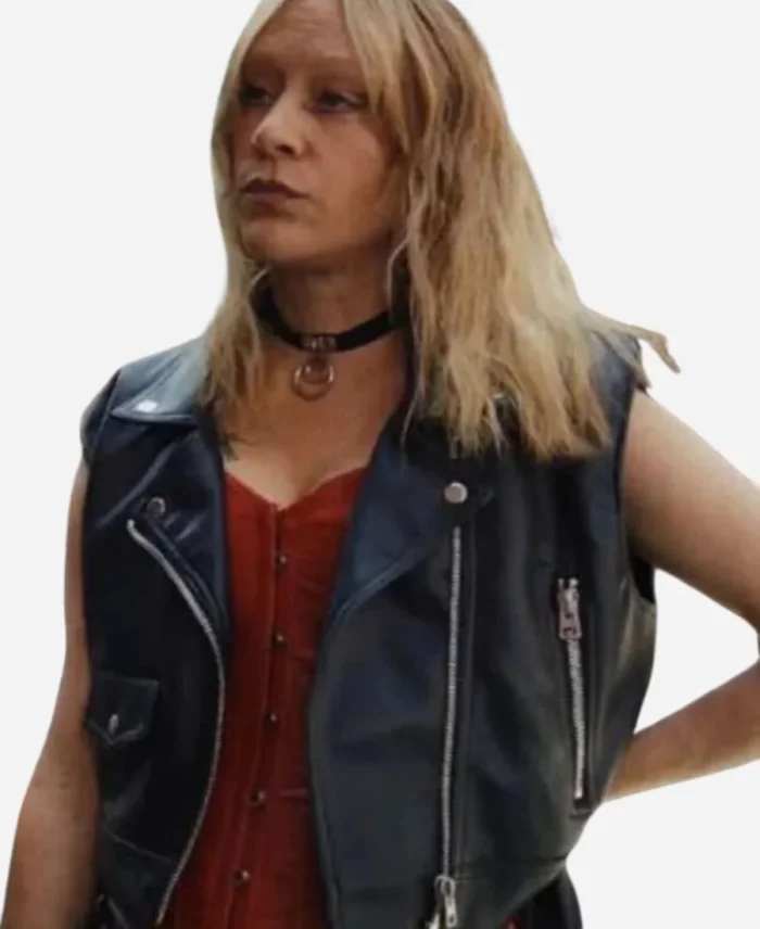 Chloe-Sevigny-Tv-Series-Poker-Face-Ruby-Ruin-Black-Biker-Leather-Vest