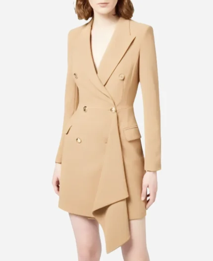 Daphnee-Duplaix-TV-Series-Beyond-The-Gates-2025-Nicole-Drape-Blazer-Coat