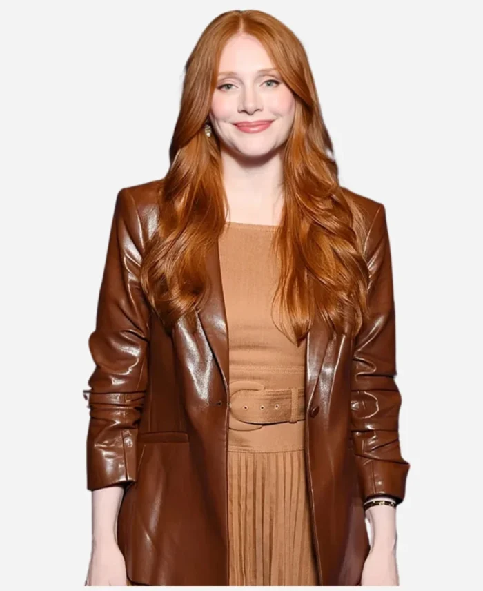 Deep-Cover-Bryce-Dallas-Howard-Leather-Blazer