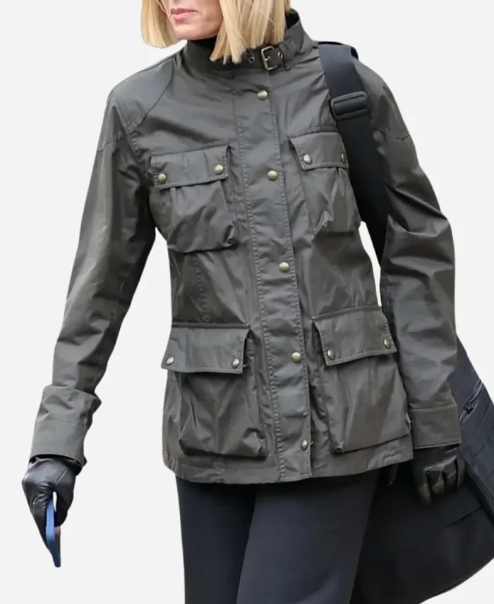Dexter-Resurrection-Uma-Thurman-Grey-Jacket