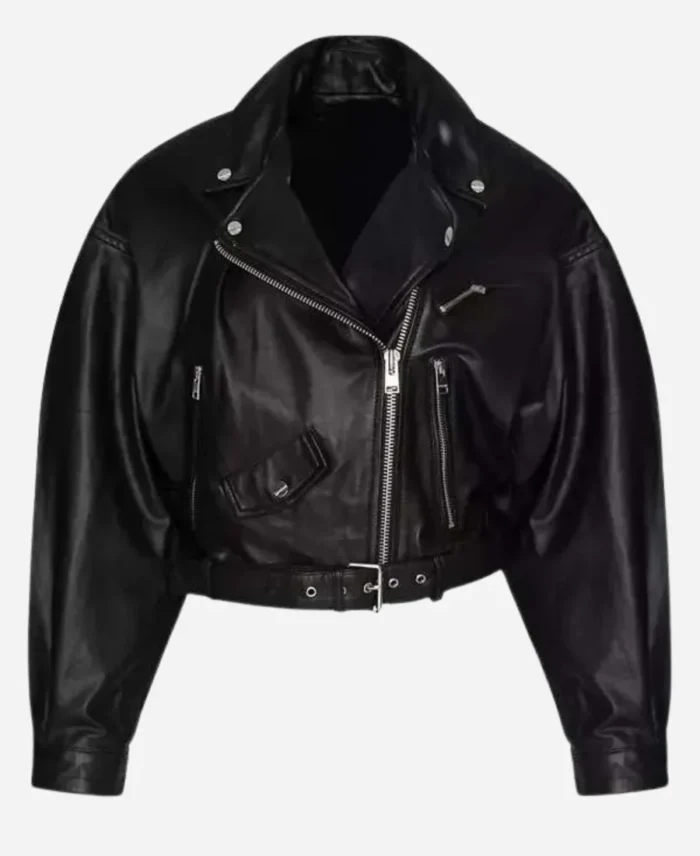 Down-Home-Fab-2025-Chelsea-DeBoer-Black-Cropped-Leather-Jacket-For-Sale