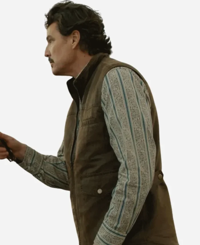 Eddington-2025-Pedro-Pascal-Cotton-Brown-Vest
