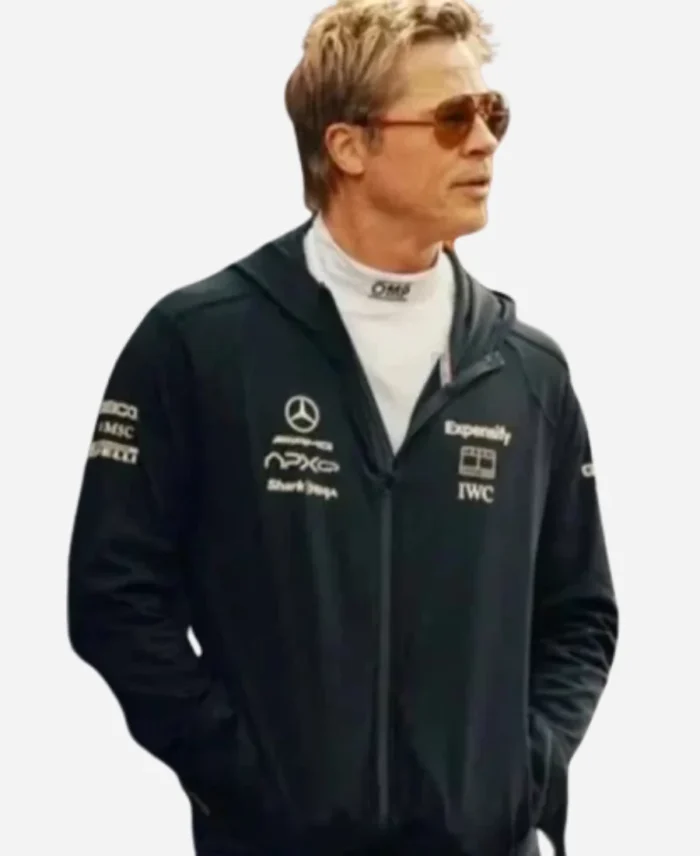 F1 2025 Brad Pitt Black Hoodie
