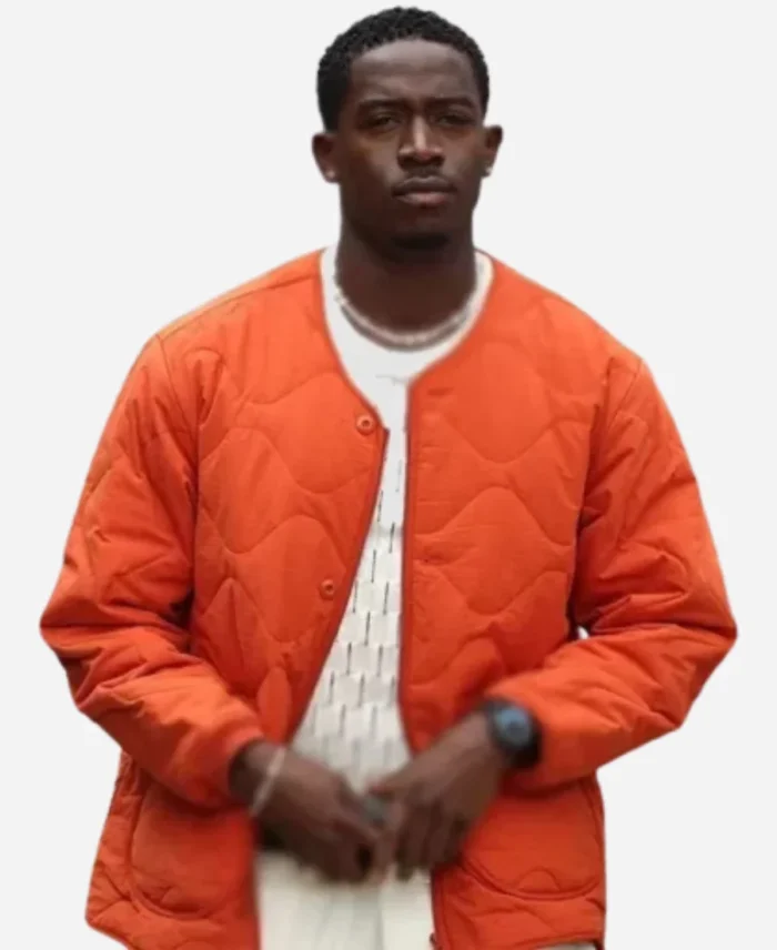 F1 2025 Damson Idris Orange Jacket