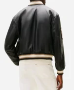 F1 2025 Tommy Hilfiger Racing Black Varsity Jacket Back