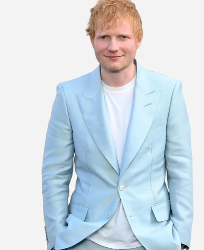 F1-Movie-Premiere-Ed-Sheeran-Blue-Suit