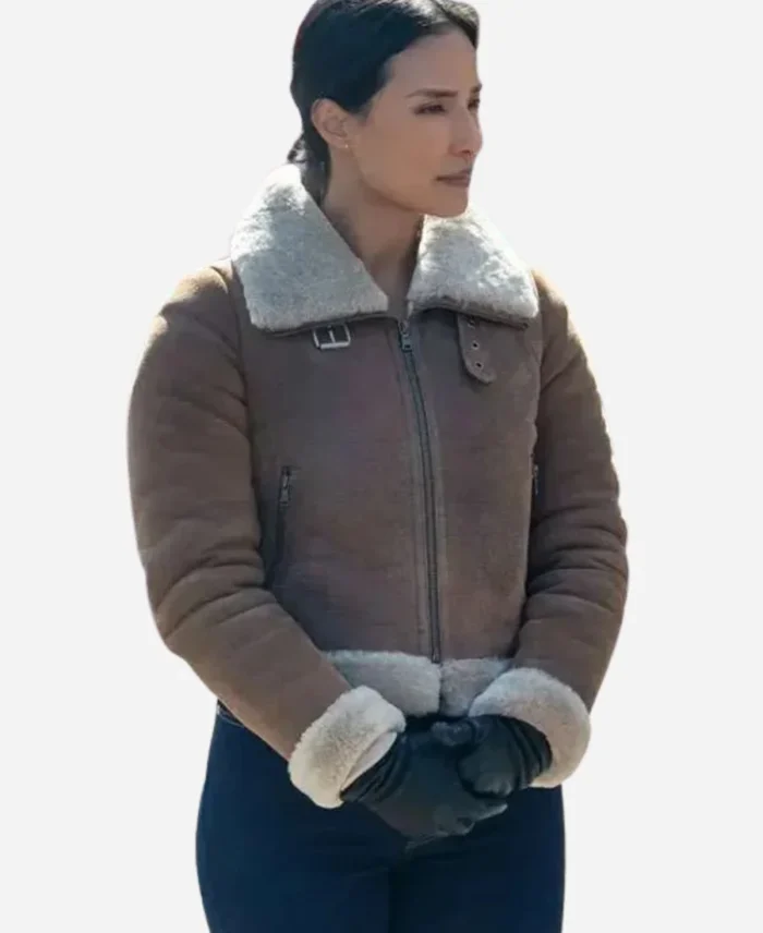 FBI-S07-Dani-Rhodes-Brown-Suede-Leather-Jacket