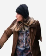FBI-S07-Maggie-Bell-Brown-Shearling-Jacket