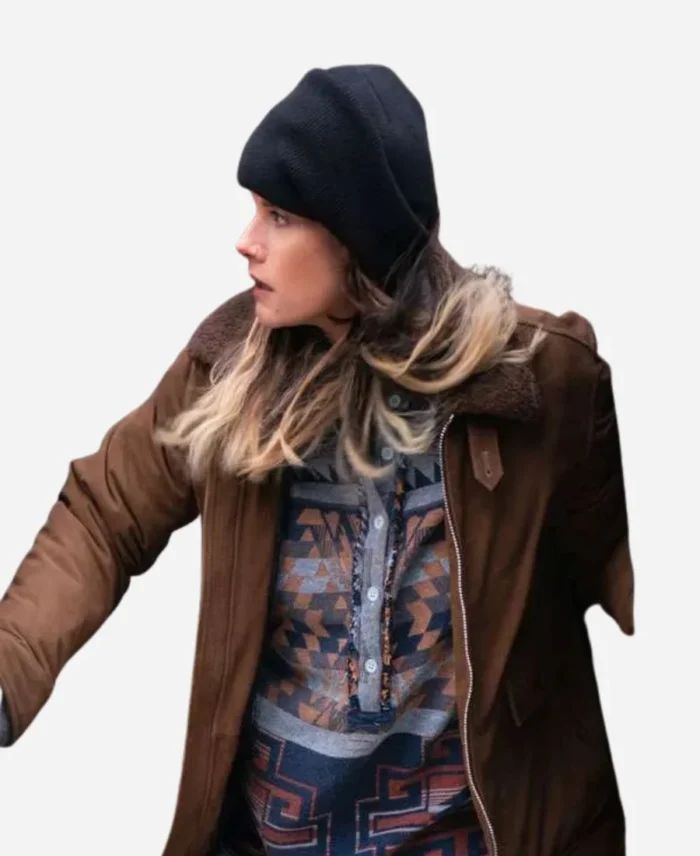 FBI-S07-Maggie-Bell-Brown-Shearling-Jacket