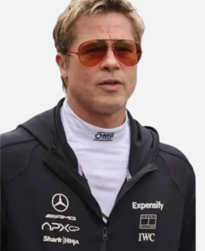 Formula1 2025 Brad Pitt Black Hoodie