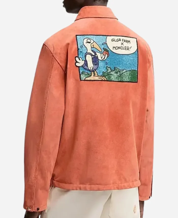 Gilga-Farm-x-Moncler-Orange-Suede-Jacket-For-Sale