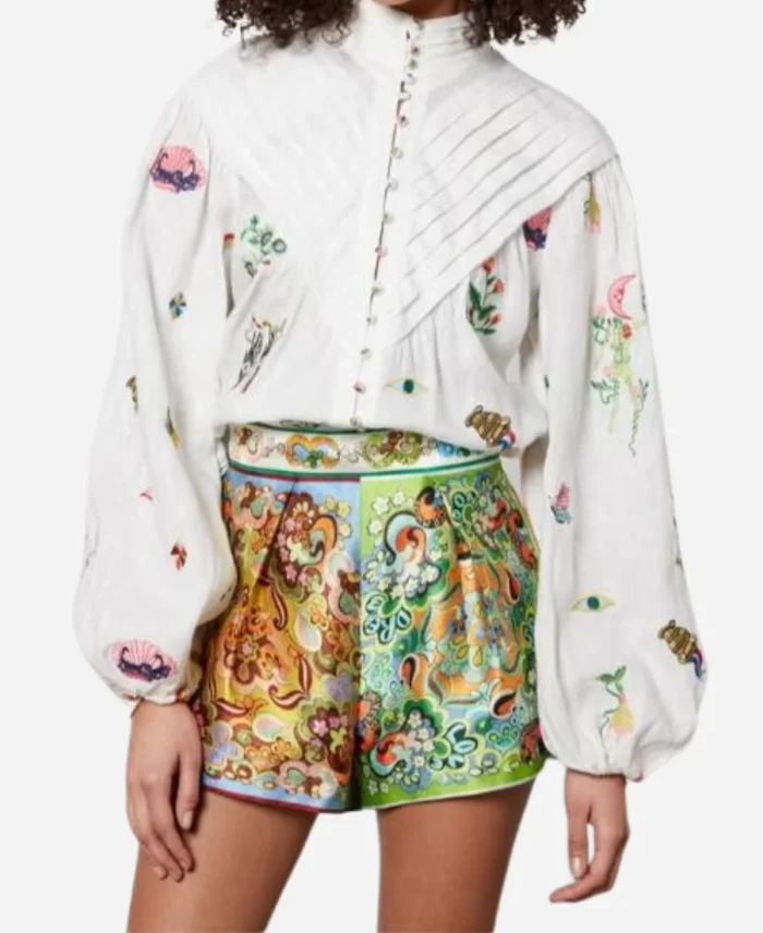 Gizelle-Bryant-Love-Hotel-S01-Bryant-White-Printed-Blouse
