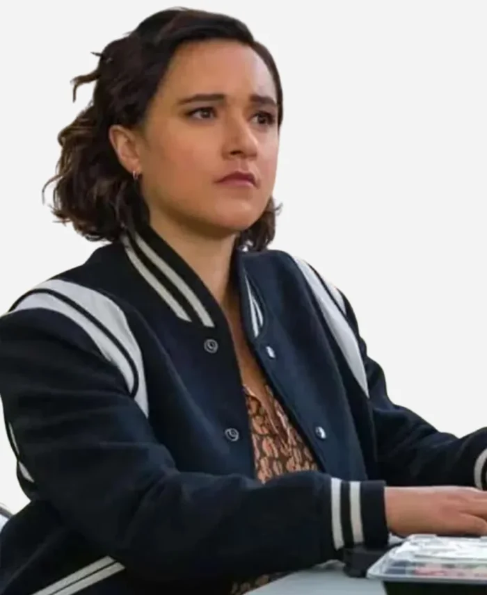 Hana-Gibson-FBI-Most-Wanted-Black-Varsity-Jacket
