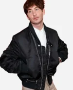 Hurry-Up-Tomorrow-Movie-2025-Barry-Keoghan-Black-Bomber-Jacket