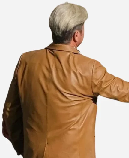 In-the-Hand-of-Dante-2025-Movie-Gerard-Butler-Brown-Leather-Blazer
