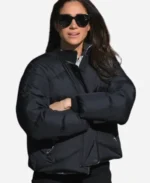 Invictus-Games-2025-Meghan-Markle-Black-Puffer-Jacket