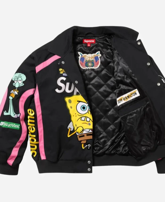 Jeff-Hamilton-Supreme-Spongebob-Squarepants-Racing-Jacket