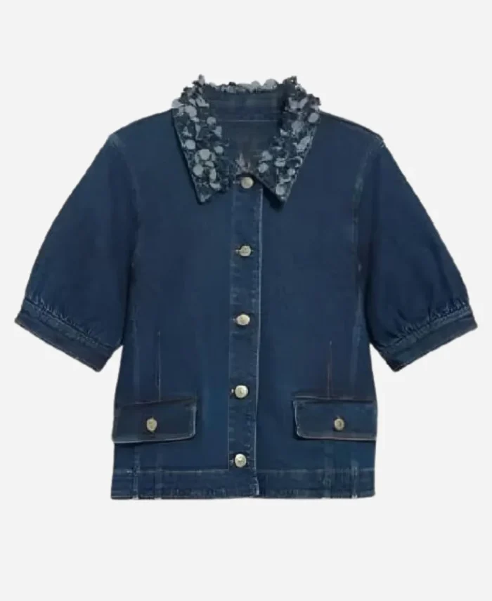 Joy-Behar-The-View-Short-Sleeve-Blue-Denim-Jacket