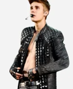 Justin-Bieber-Black-Leather-Jacket