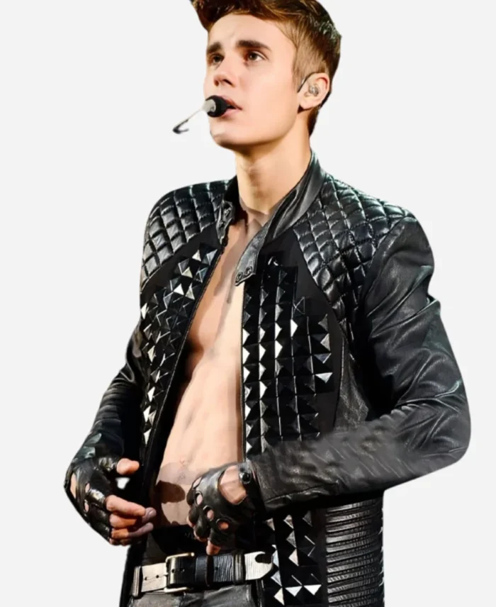 Justin-Bieber-Black-Leather-Jacket
