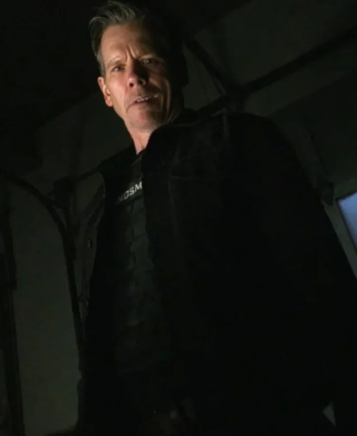 Kevin-Bacon-TV-Series-The-Bondsman-2025-Hub-Halloran-Black-Denim-Jacket