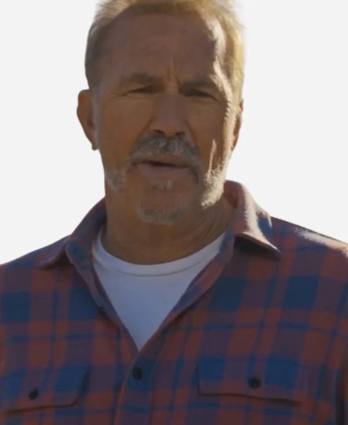 Kevin-Costners-the-West-Plaid-Rose-Blue-Check-Shirt