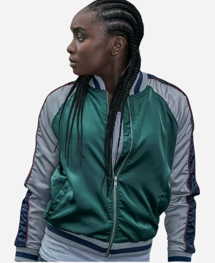 KiKi-Layne-Movie-The-Old-Guard-Nile-Freeman-Bomber-Jacket