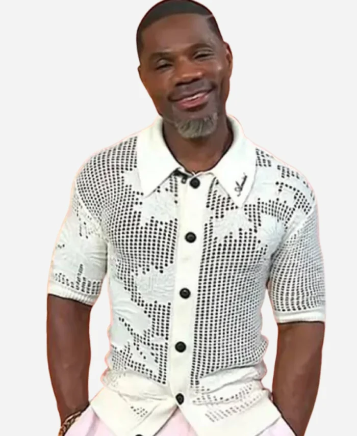 Kirk-Franklin-2025-The-Today-Show-Floral-Mesh-Shirt