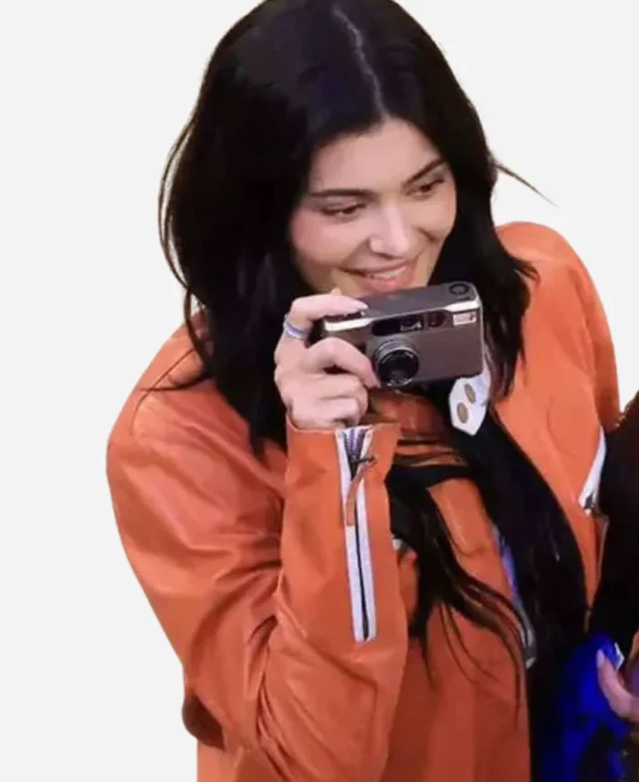Kylie-Jenner-Knicks-Game-2025-Leather-Jacket