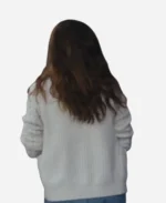 Mel-Cooper-Tv-Series-Your-Friends-and-Neighbors-Amanda-Peet-White-Cardigan