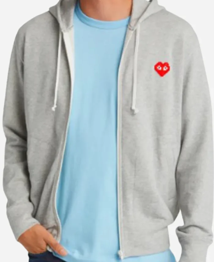 Michael-Cooper-Jr.-TV-Series-Forever-2025-Justin-Edwards-Grey-Heart-Hoodie