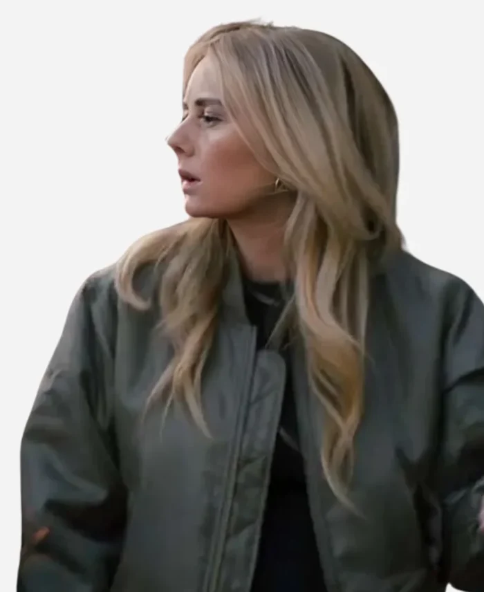 Morgan-TV-Series-Nobody-Wants-This-Season-01-Justine-Lupe-Green-Bomber-Jacket